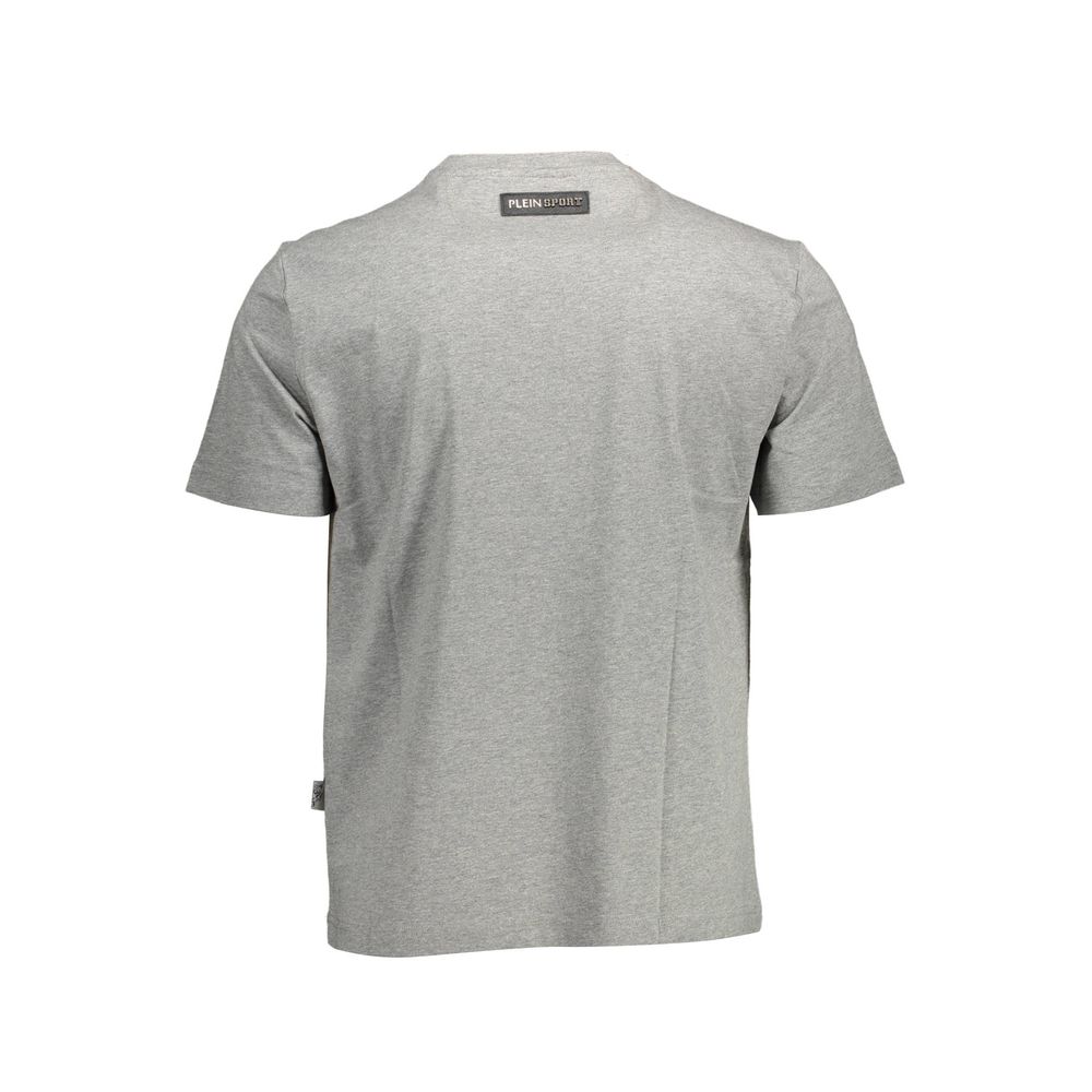 Gray Cotton Men T-Shirt - SEHABRANDS