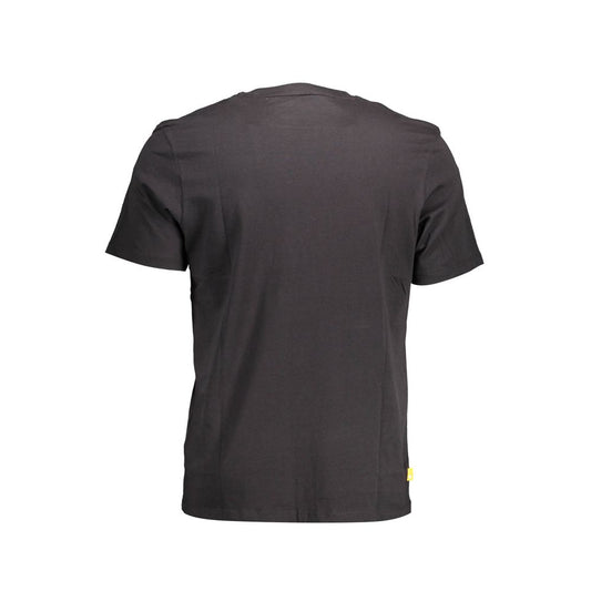 Black Cotton Men T-Shirt - SEHABRANDS