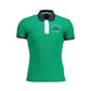 Green Cotton Men Polo Shirt - SEHABRANDS