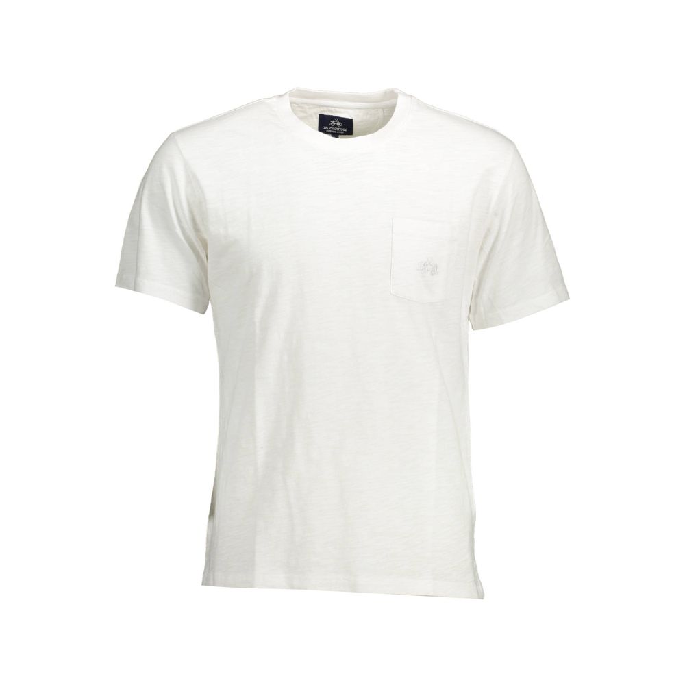 White Cotton Men T-Shirt - SEHABRANDS