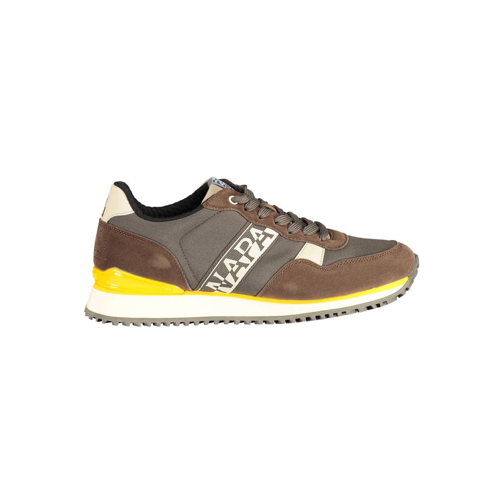 Brown Polyester Men Sneaker - SEHABRANDS