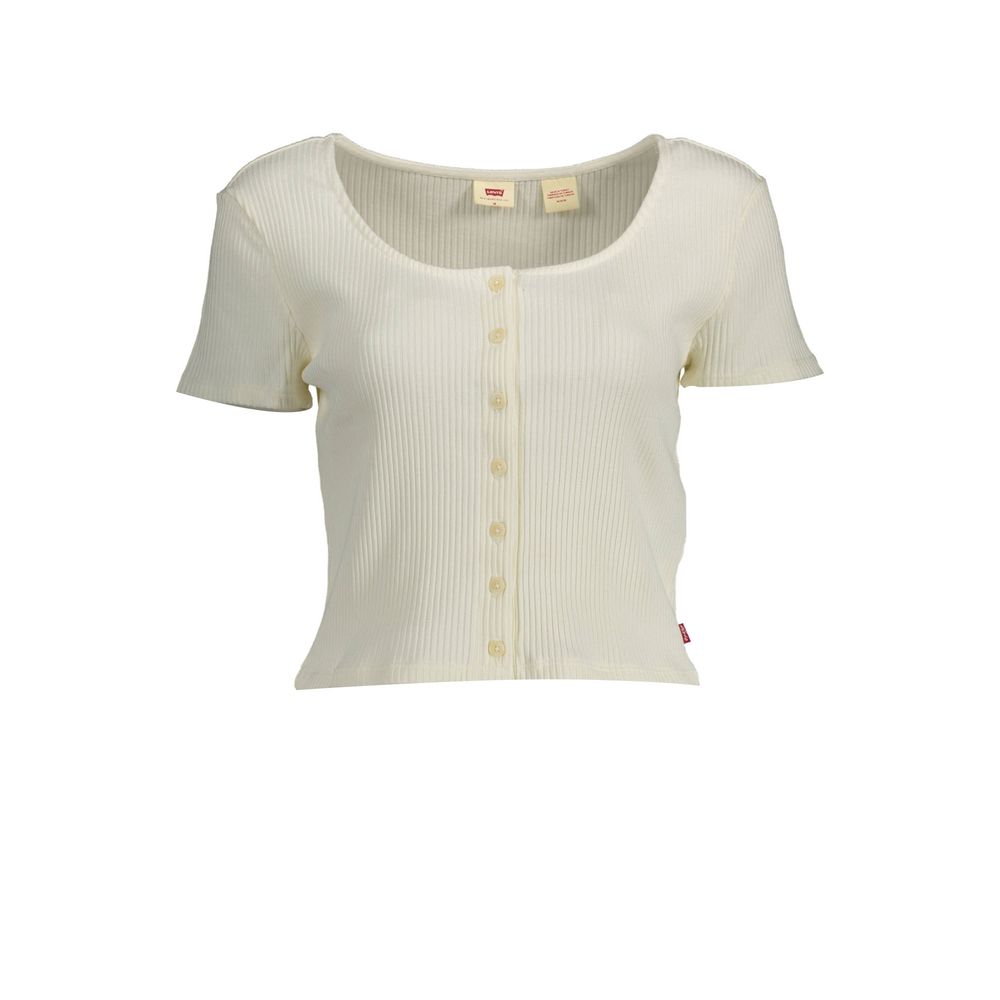 White Cotton Women Top - SEHABRANDS