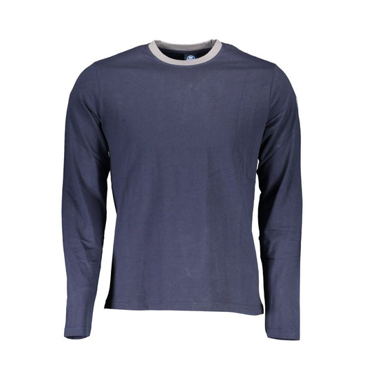 Blue Cotton Men T-Shirt - SEHABRANDS