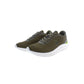 Green Polyester Men Sneaker - SEHABRANDS