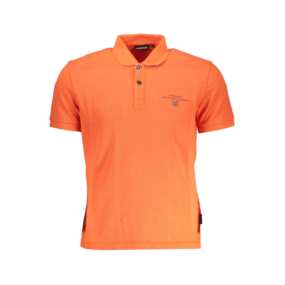 Red Cotton Men Polo Shirt - SEHABRANDS