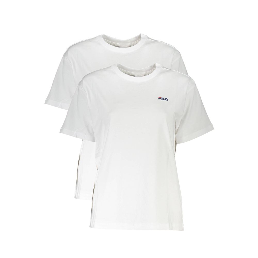 White Cotton Women T-Shirt - SEHABRANDS