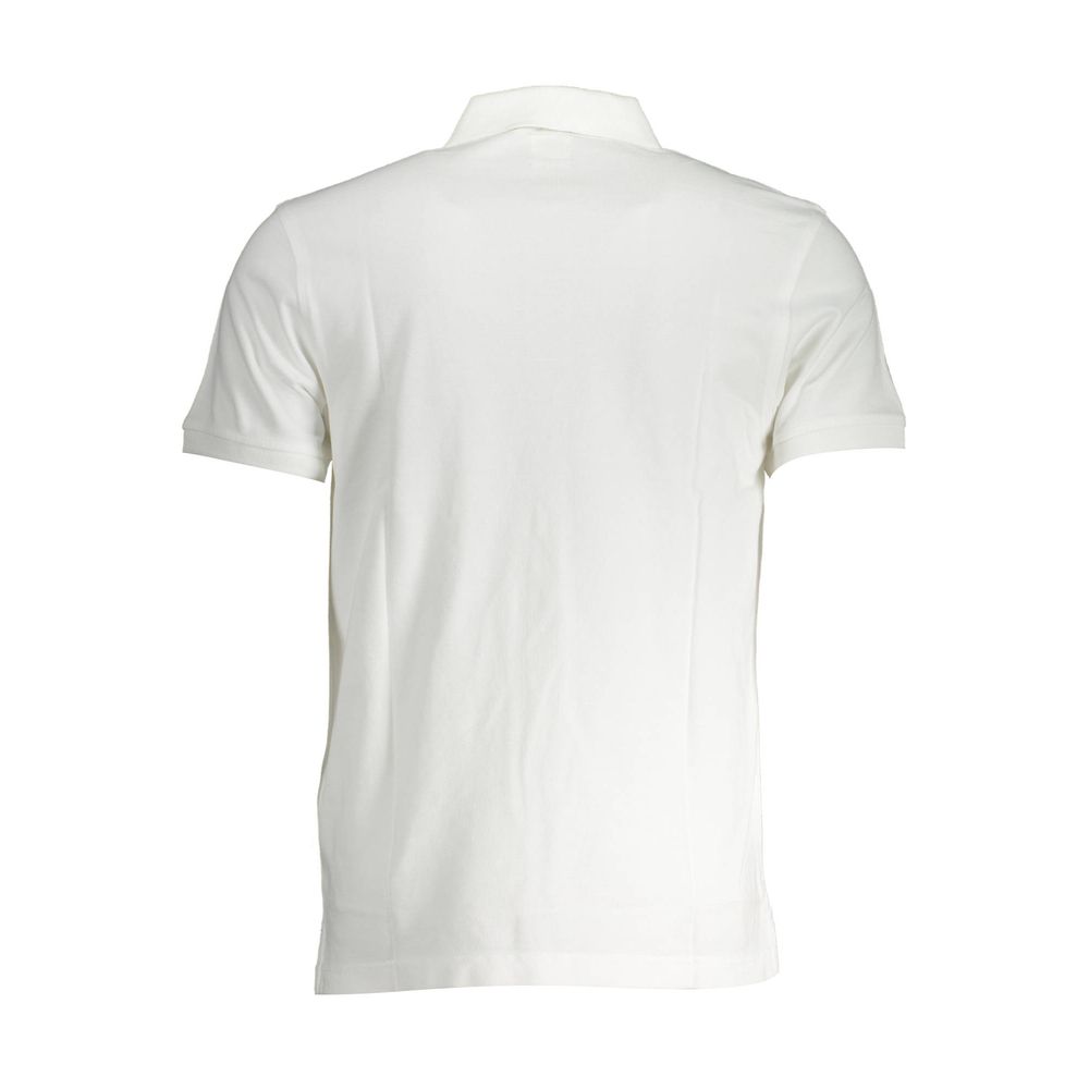 White Cotton Men Polo - SEHABRANDS