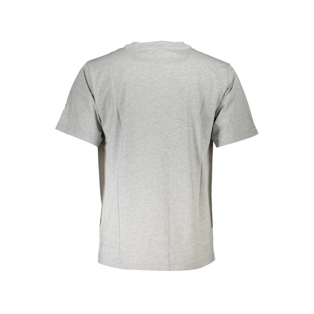 Gray Cotton Men T-Shirt - SEHABRANDS