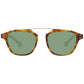 Hally & Son Brown Unisex Sunglasses