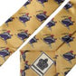 Dolce & Gabbana Yellow Ship Print 100% Silk Adjustable Men Tie