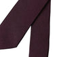 Dolce & Gabbana Bordeaux Solid 100% Silk Adjustable Men Tie