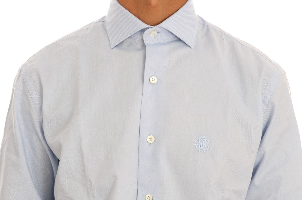 Light Blue Cotton Dress Shirt - SEHABRANDS