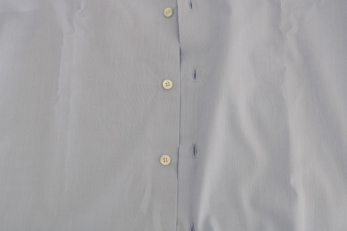 Light Blue Cotton Dress Shirt - SEHABRANDS