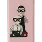 Dolce & Gabbana Chic Pink Leather Power Bank