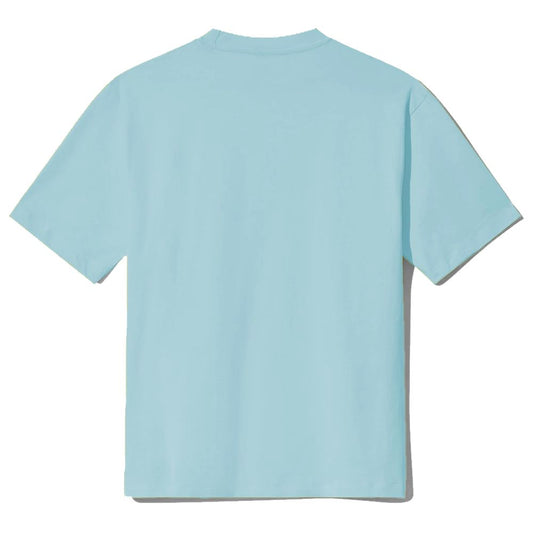 Light Blue Cotton T-Shirt - SEHABRANDS