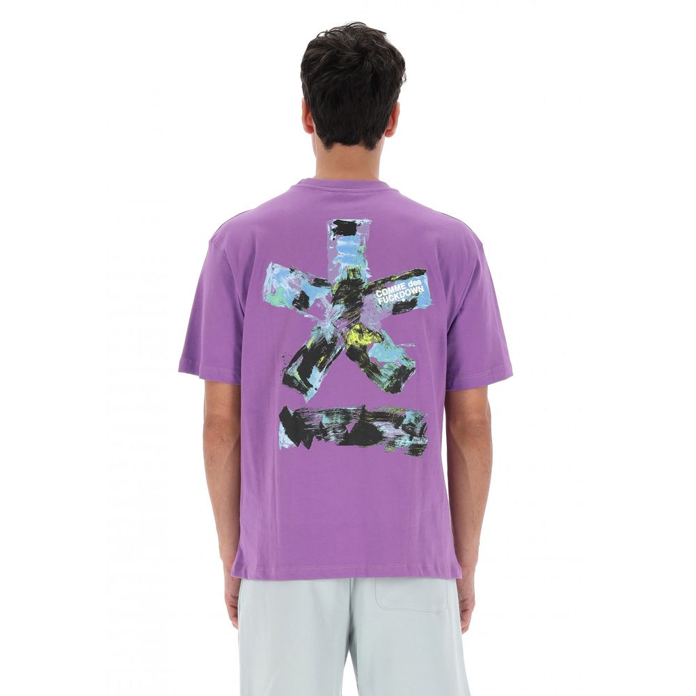 Purple Cotton T-Shirt - SEHABRANDS