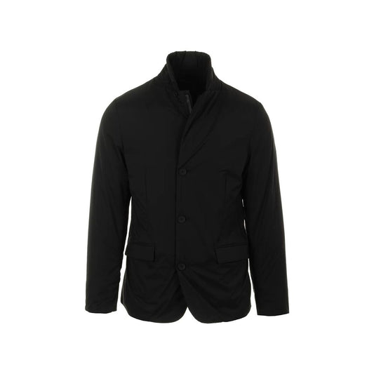 Black Polyester Jacket - SEHABRANDS