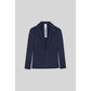 Blue Polyester Jacket - SEHABRANDS