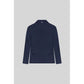 Blue Polyester Jacket - SEHABRANDS