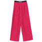 Fuchsia Polyester Jeans & Pant - SEHABRANDS