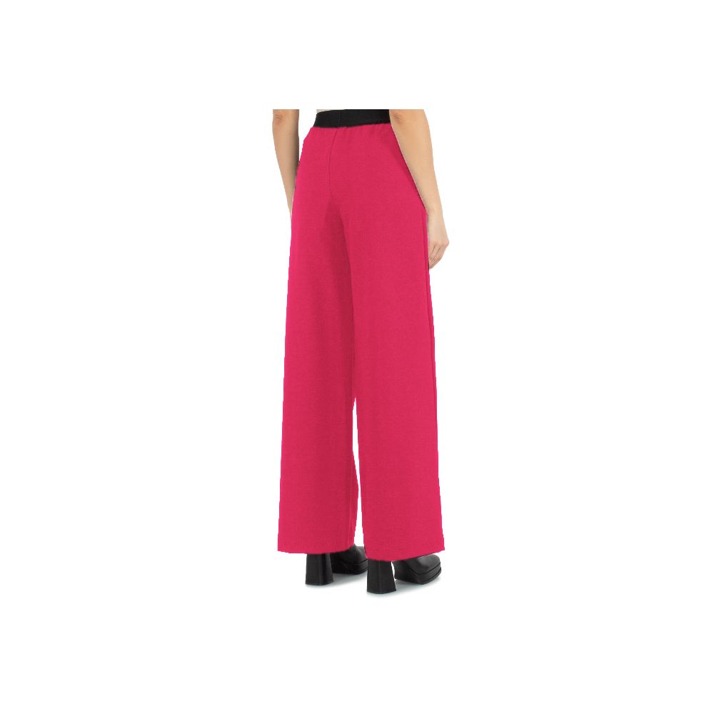 Fuchsia Polyester Jeans & Pant - SEHABRANDS