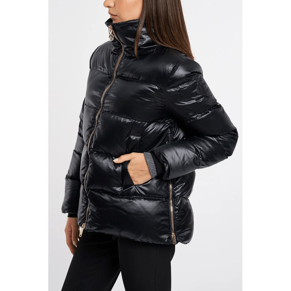 Black Polyester Jackets & Coat - SEHABRANDS