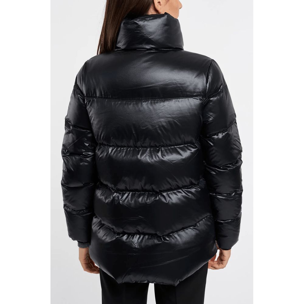 Black Polyester Jackets & Coat - SEHABRANDS