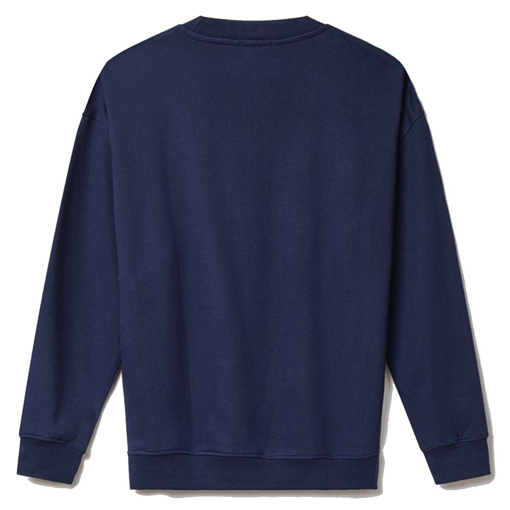 Blue Cotton Sweater - SEHABRANDS