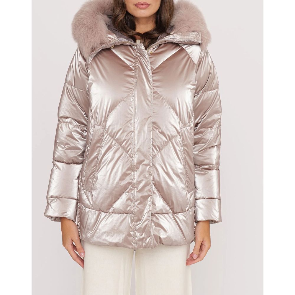 Pink Polyester Jackets & Coat - SEHABRANDS