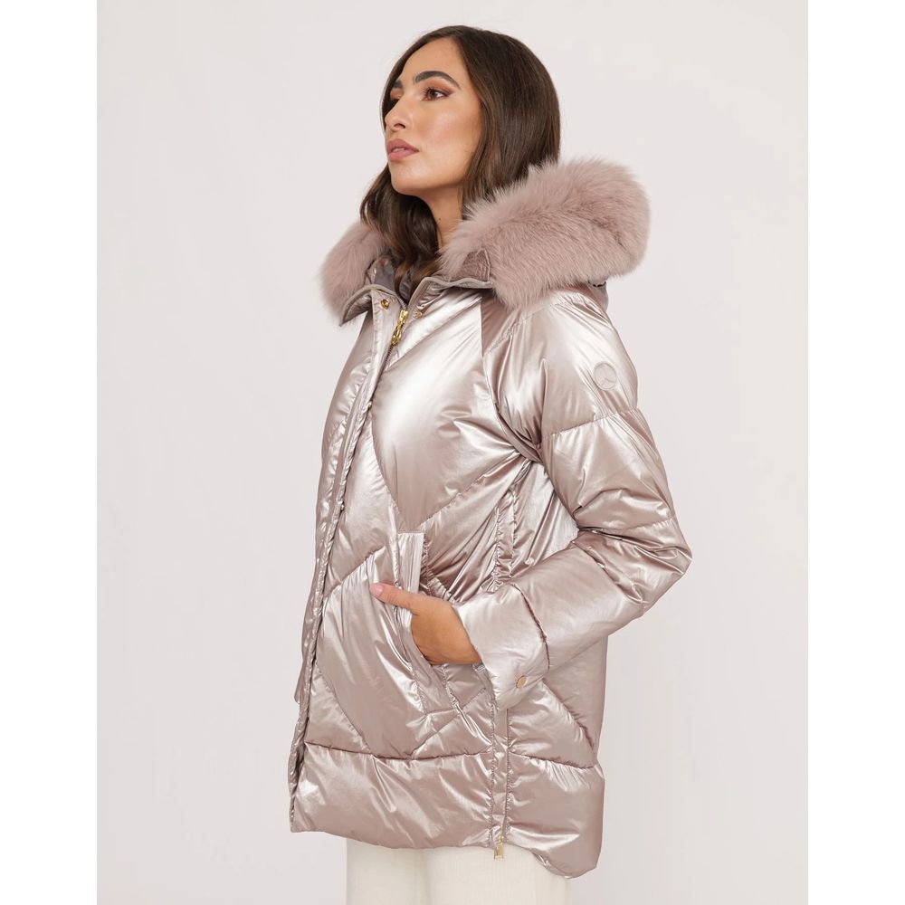 Pink Polyester Jackets & Coat - SEHABRANDS