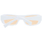 Guess White Unisex Sunglasses