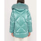 Light Blue Polyester Jackets & Coat - SEHABRANDS