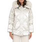 White Polyester Jackets & Coat - SEHABRANDS