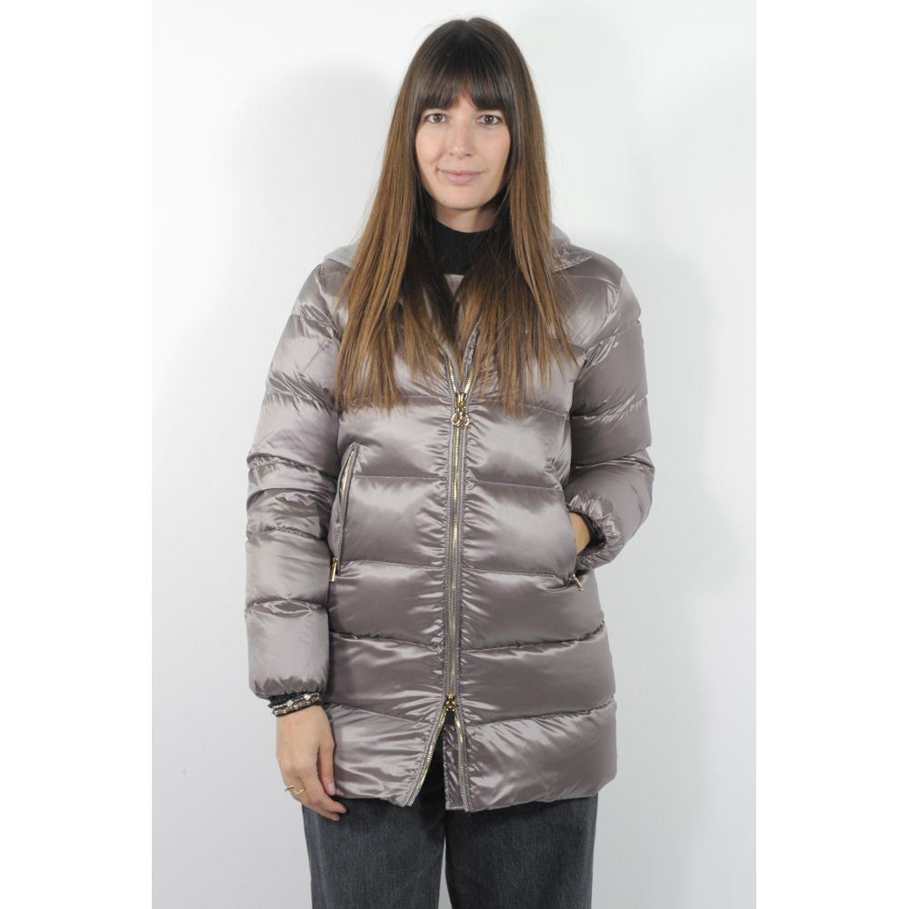 Gray Polyester Jackets & Coat - SEHABRANDS