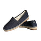 Dolce & Gabbana Blue Denim Cotton Leather Espadrilles Shoes