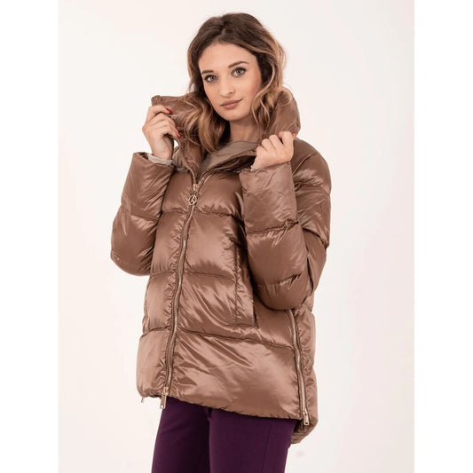 Brown Polyester Jackets & Coat - SEHABRANDS