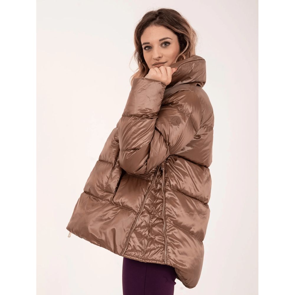 Brown Polyester Jackets & Coat - SEHABRANDS