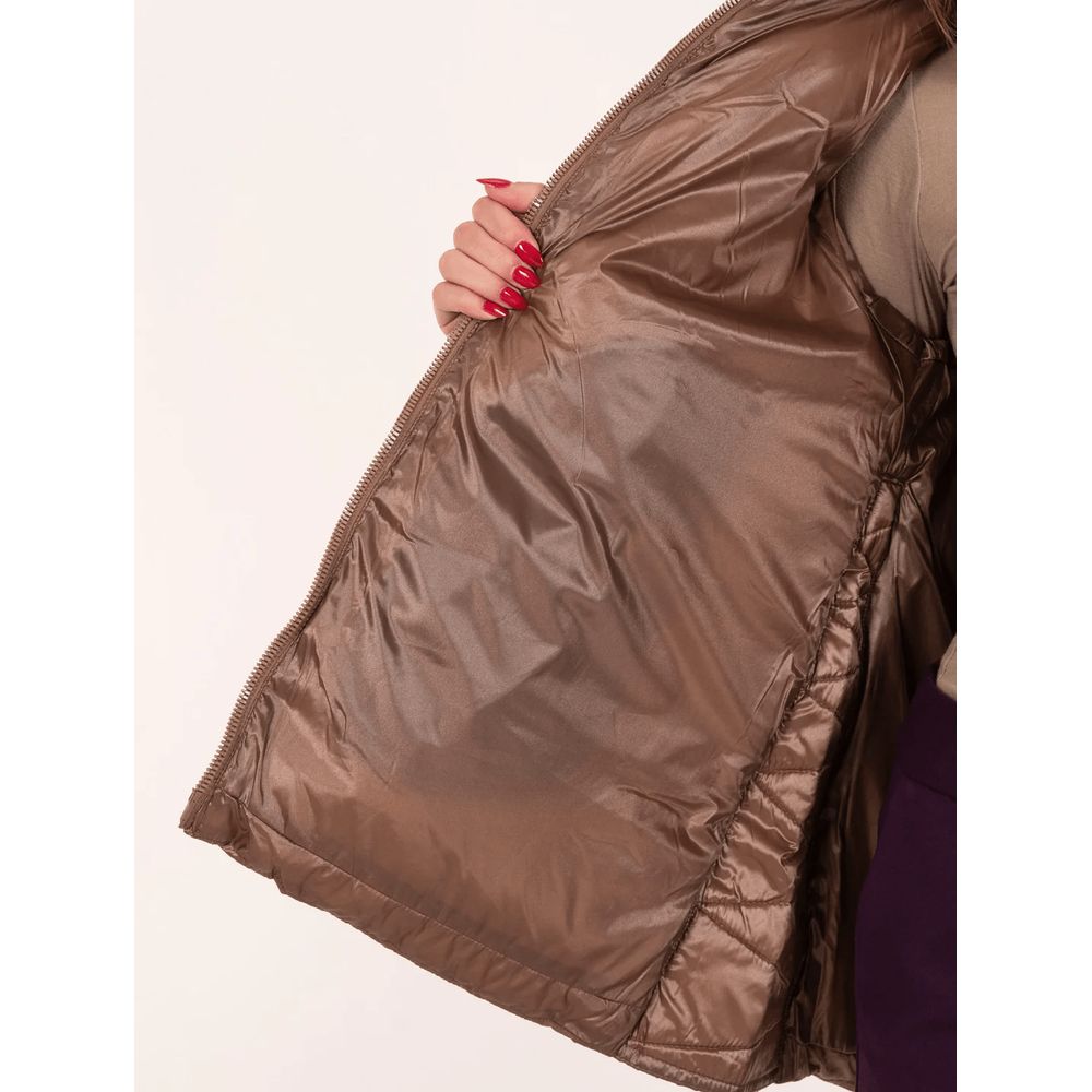 Brown Polyester Jackets & Coat - SEHABRANDS