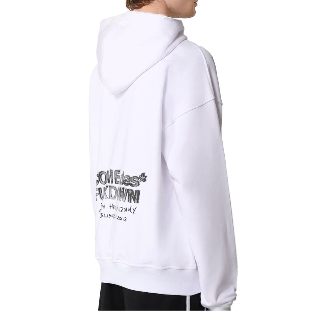 White Cotton Sweater - SEHABRANDS