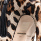 Dolce & Gabbana Brown Leopard Calf Fur Heels Ankle Boots Shoes