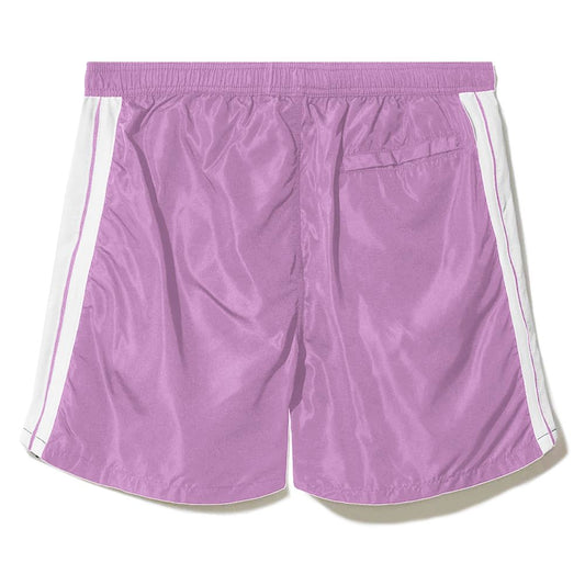 Purple Polyester Men's Swim Trunk - SEHABRANDS