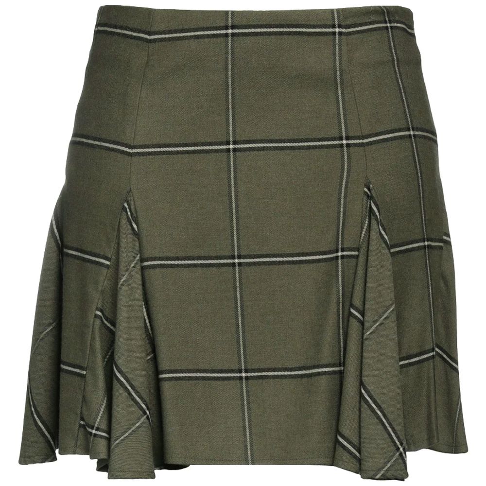 Green Viscose Skirt - SEHABRANDS