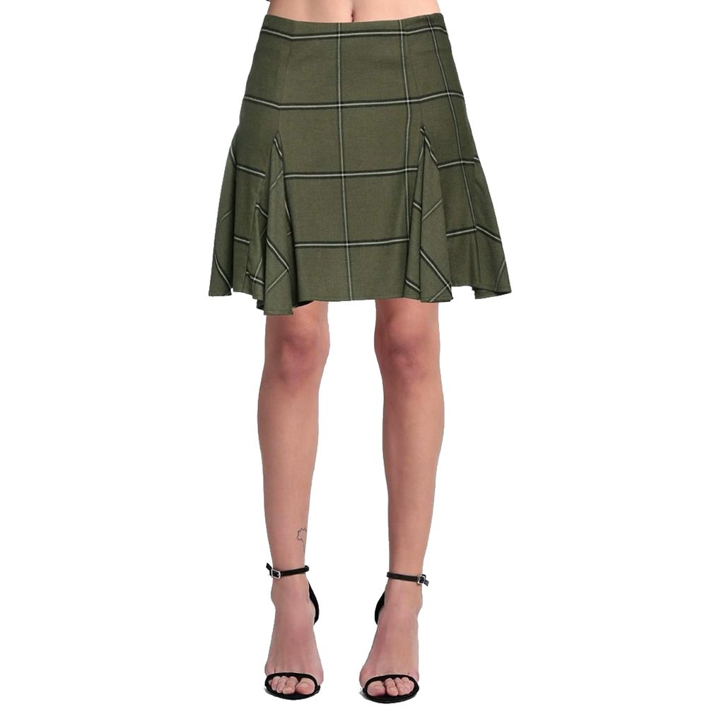 Green Viscose Skirt - SEHABRANDS