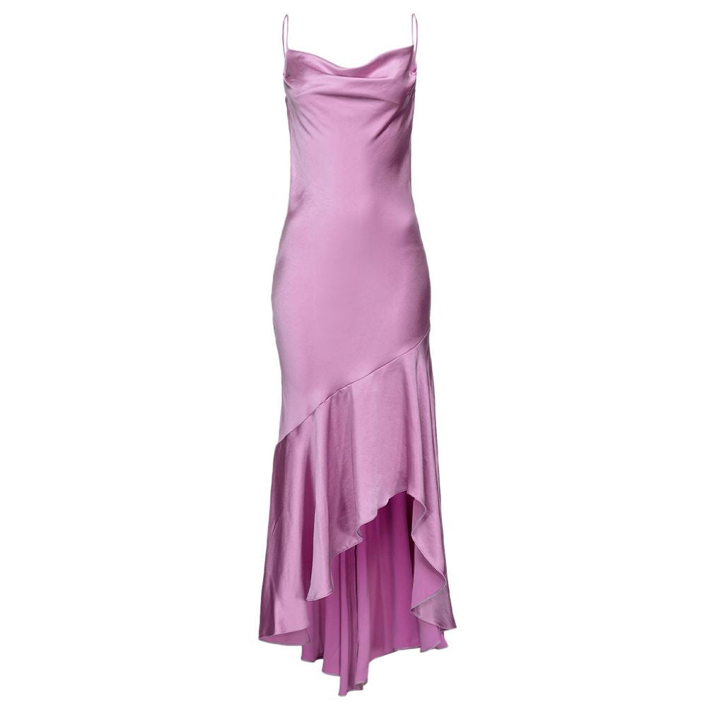 Pink Polyester Dress - SEHABRANDS