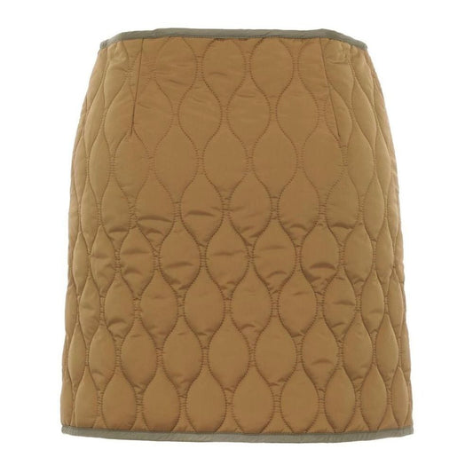 Brown Nylon Skirt - SEHABRANDS