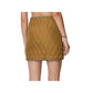 Brown Nylon Skirt - SEHABRANDS