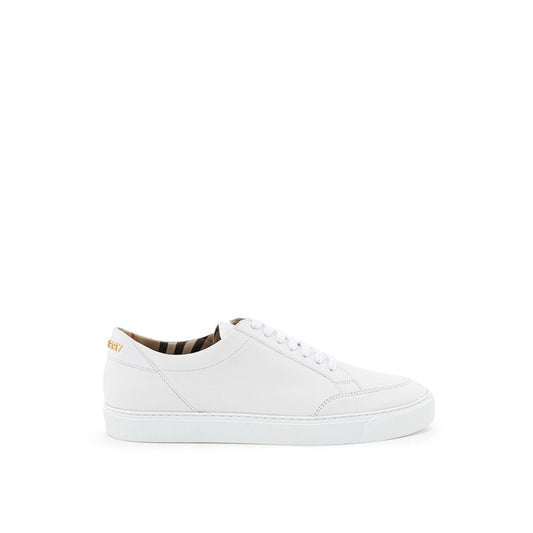 White Leather Sneaker - SEHABRANDS