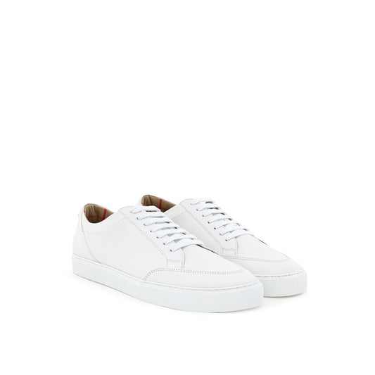 White Leather Sneaker - SEHABRANDS