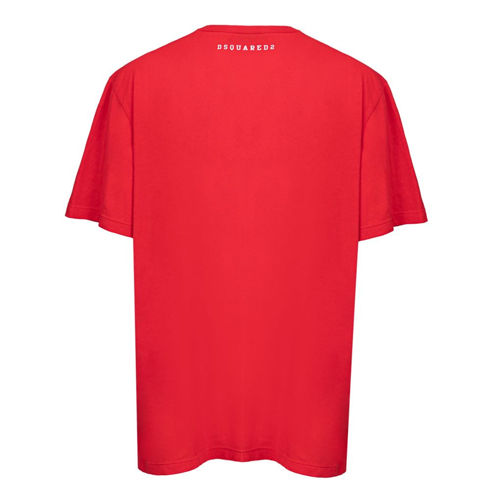 Red Cotton T-Shirt - SEHABRANDS