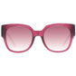 Guess Burgundy Women Sunglasses